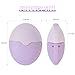 Reusable Silicone Sunscreen Applicator for Body & Face - Travel Size with Refillable Roller Sponge ，No-Waste Lotion Applier for Kids, Adults, Family (purple)