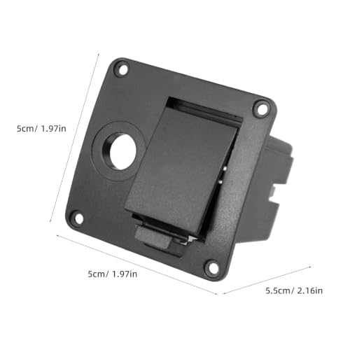 AKOOSY Battery Case for Electric Guitar Active Pickups Lightweight Guitar Battery Holder Replacement with Silent Cover for Studio And Live Performance