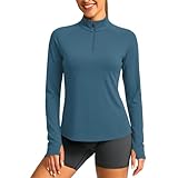 Summer Casual Athletic Tops for Women Long Sleeve 1/4...