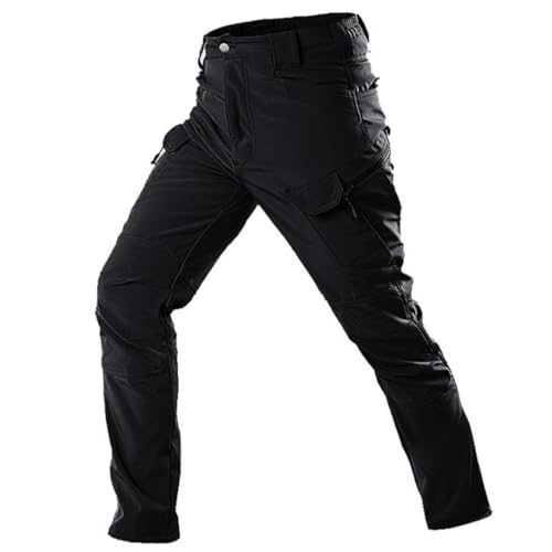 Pantalon de Randonnée Imperméable Homme L, Noir