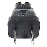 電源変換プラグ(メガネ型ACコード)/2Pin(オス)⇔2Pin(メス)(EP-W-2P)