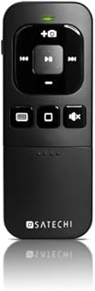 SATECHI Bluetooth Multi-Media Remote Control - Does Not Support Presentations - Compatible with 2022 MacBook Pro/Air M2, 2021 MacBook Pro 14-inch, 16-inch (M1 Pro & Max), 2021 iPad Por M1