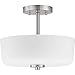 Progress Lighting Tobin Collection Two-Light Semi-Flush Convertible