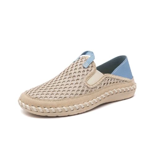 Men's Breathable Loafers Knit Lightweight Driving Shoes Slip-on Casual Walking Shoes for Men