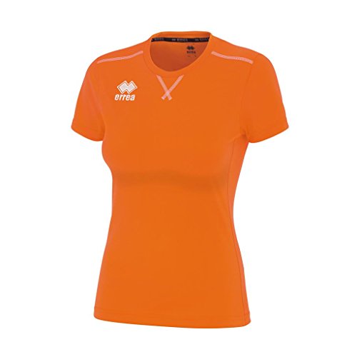 T-Shirt Errea em1t1c-0334 Orange Fluo XS Mixte pour entraînement