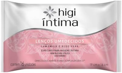 Daxx - Lencos Umed Higi Intima C/16 Camomila E Aloe Vera