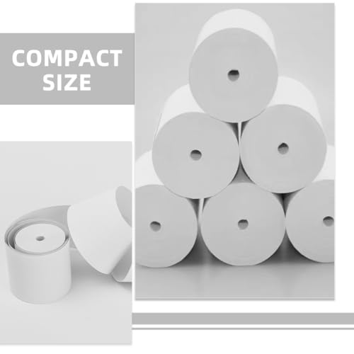 Papier thermique vierge lot de 40 rouleaux pour impression nette TPE