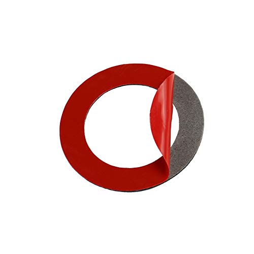 Yorten Logotipo do volante em fibra de carbono estilo carro compatível com 2011-2016 Volkswagen golf