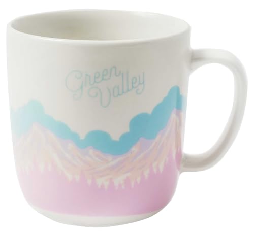 Green Valley Mug »Cotton Sky«: Cozy Mugs 3 | Kaffeebecher (350 ml) aus Porzellan mit Green-Valley-Szenerie für gemütliche Lesestunden – by Lilly Lucas