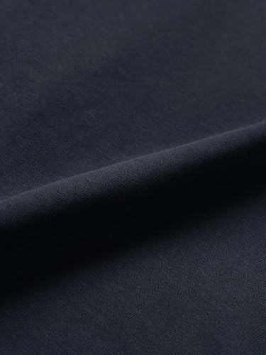 Image of The Souled Store Wolverine: Weapon X Men and Boys Full Sleeves Hooded Neck Navy Blue Embroidered Cotton Blend Drop Shoulder Streetwear Trendy Pullover Oversized Fit Hoodie