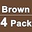 Brown 4 Pack