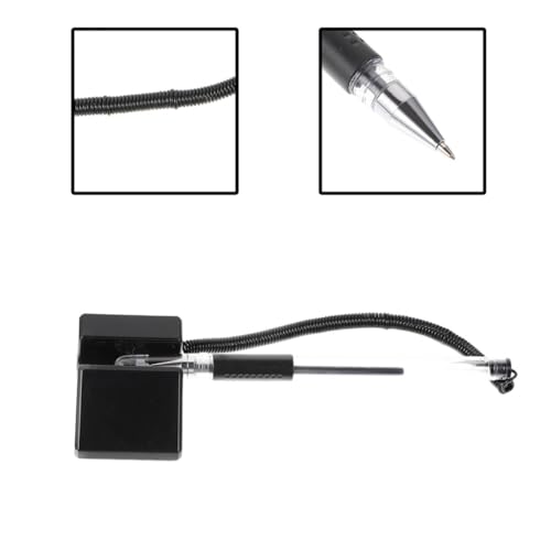 Bolígrafo Desk Gel Ink con base, 0.5mm, negro, pack 4 miniatura 7