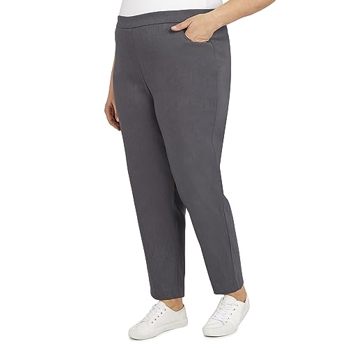 Alfred Dunner Womens Allure Slimming Plus Size Stretch - Modern Fit Pants3
