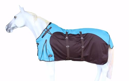 Image of 1200D Horse Turnout Blanket Waterproof, Breathable, Heavy-Weight Winter Blanket with 300g Fill, Ripstop Outer Shell