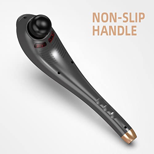 Back Massager For Pain Relief, Portable Cordless Back Massager With Type-C Charging, Deep Tissue Back Massager, Hand Held Massager, Body Pain Relief Massager, Back Massage Handheld, Rechargeable #TOP3