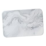 TOPPERFUN Marmorkeramik -Schneidebrett Essenstablett Sushi -Teller im Bauernhausstil Servierbrett für die Küche Dekorative Teller rechteckige servierplatte Sushi-Tablett Küchenbrett