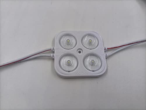 Image of 3.0W LED Module 12V DC 5700K White Waterproof Decorative Light for Lightbox Letter Advertising Signs with Tape Adhesive Backside (20pcs Pack) (White)