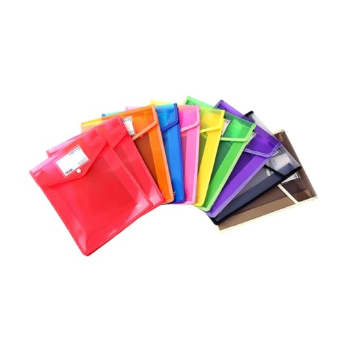 Chemises PP portable bouton-pression étanche contre les feuilles froissées à l'école