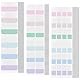 AVECMOI 420 Stück klebrige Index-Tabs, 3 Größen Helle Farbe Farbige Seitenmarkierungen Tabs für Büro, Dokumente, Bücher, Tagebuch, Dateiverwaltung, Ordner für Schüler, Lehrer, Büroangestellte
