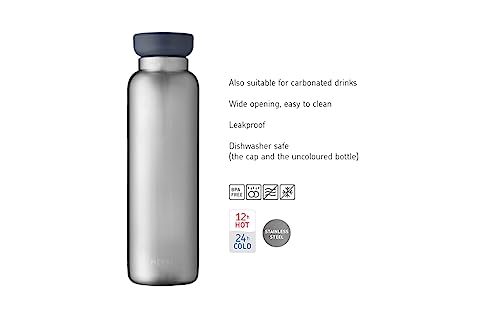 Mepal, Insulated Bottle Ellipse, Double Walled Insulated Bottle, Drinking Bottle On The Go, 12 Hours Hot & 24 Hours Cold - Image 3