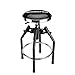 WORKPRO Heavy Duty Adjustable Hydraulic Shop Stool, Black