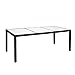 Produktbild Mendler Poly-Rattan Esstisch HWC-F49, Esszimmertisch Gartentisch Tisch, 190x90cm - anthrazit