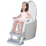 🚽【Einfach zu benutzen】: Es dauert nicht länger als 1 Minute, um ihn zusammenzubauen. Nach dem Zusammenbau kann der Leitersitz einfach und sicher auf die Toilette gestellt und nach Gebrauch zusammengeklappt werden. Mobilität und einfache Montageschritte machen es auch auf Reisen unverzichtbar im Badezimmer.