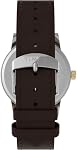 Timex Men's Main Street 38mm Watch - Brown Strap Green Dial Silver-Tone Case