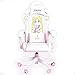 Chaise de jeu, Chaise de jeu, Chaises de dessin animé mignon Chaise d'ordinateur rose Chaise d'ordinateur de bureau confortable Chaise pivotante pour filles à la maison Chaises de joueur en direct rég