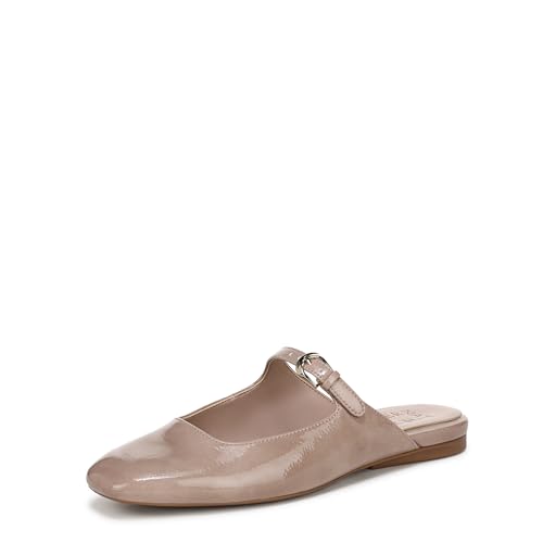 Naturalizer Women's Apple Mule Warm Taupe Patent Faux Leather 7 W