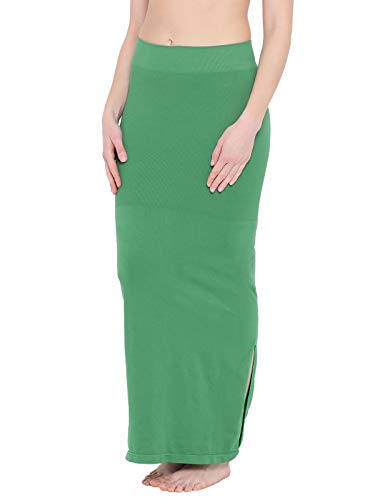 Image of Clovia Women's Petticoat Style Saree Shapewear with Side Slit in Violet