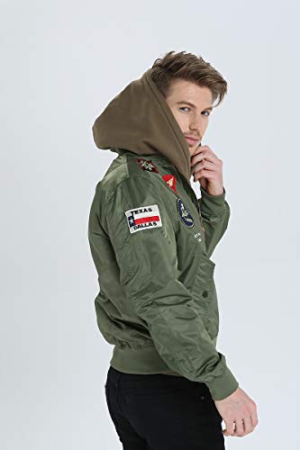 CORIRESHA Mens Outdoor Embroidered Patches Slim Fit US Navy Bomber Jackets Windbreaker4