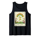 Joyful Easter Bunny Rainbow Celebration
