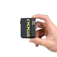 CYCPLUS AS2 Ultra Tiny Fahrradpumpe mit Manometer, Max. 120 PSI Elektro-Minipumpe, Auto-Stopp, mit Presta- und Schrader-Ventil für E-Bike, MTB und Rennrad (90g)