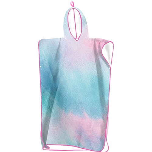 QKTYB Surf Poncho Herren Damen, Umziehhilfe Strand Erwachsene Mikrofaser Ultraleicht und Schnelltrocknend Badeponcho Handtuch Poncho Umziehponcho für Schwimmen Strand