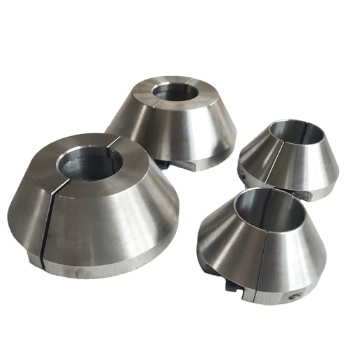 JARYANNIX Centering Cone 50mm/1.97in Inner Diameter Universal Fit for Portable Line Boring Machine 50 Boring Bars 45 Steel Material 2 Large 2 Small High Precision Durable