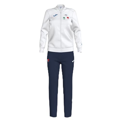 Joma Trainingsanzug der italienischen Federation Tennis Sinner, Weiß, L