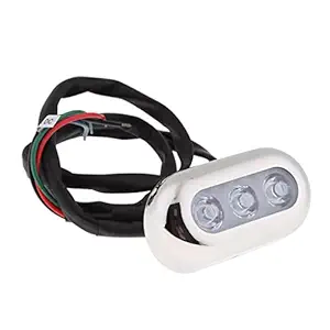 MERISHOPP RGB Underwater Submersible LED Boat lights Stainless Steel Flush Mount Plastic + Stainless Steel Parts & Accessories | Boat Parts | Electrical & Lighting