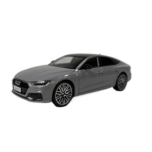 Voiture en Alliage Gris Audi A7 1:24 : Véhicule Miniature de Collection Statique