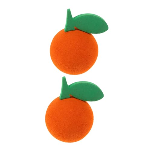 OSOLADY 2 Pcs Orange Car Antenna Ball EVA Decorative Toppers Quick Installation Fun Roof Ornament for Vehicles Trucks Suvs Exterior Car Accessories