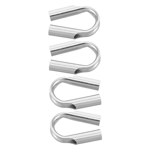 Milisten - Milisten 4 Pièces Raccord pour Câble Métallique Marin Cosse De Rambarde Robuste Acier Inoxydable Cosse De Voile pour Cordage De Rambarde