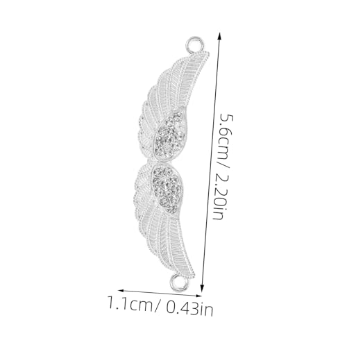 Breloques rétro strass lot de 50 perles d'espacement pour création de bijoux DIY - 2