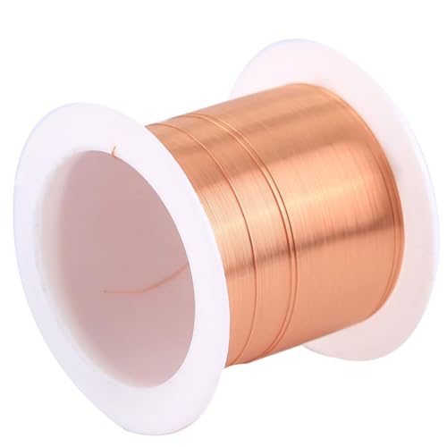 Filo di rame da 0,25 mm, 50 g, filo di rame, filo di rame smaltato, filo di avvolgimento