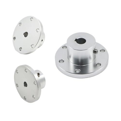 Accouplement à bride haute résistance 14mm en acier usiné de précision