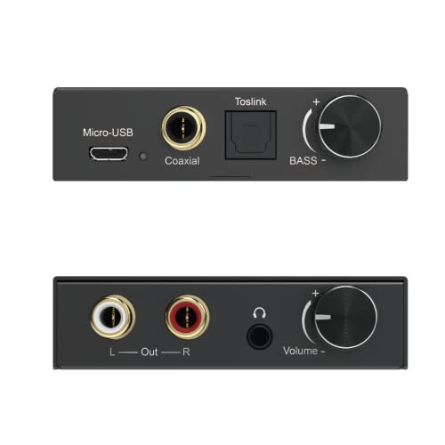 Convertidor DAC digital a analógico TEC TDACVT-01 con coaxial y RCA 7