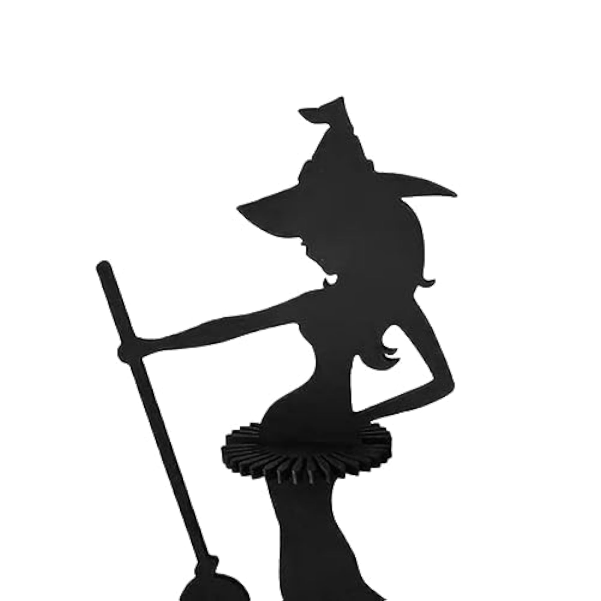 Napkin Rack Stand Witch Figure Table Decoration
