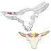 Ann Clark Longhorn Cookie Cutter - 6.25 Inches - Tin Plated Steel