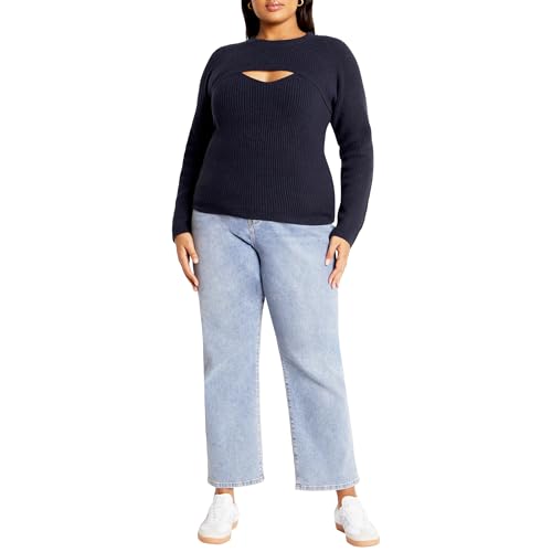 City Chic Women's Plus Size Jumper Rina, 16 by City Chic - Used condition - US$7.38
