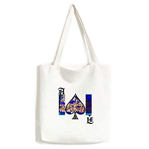 Sac à main cerisier photo artisanat poker pique lavable pour femme moderne