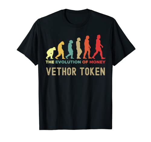 VeThor Token Crypto La evolución del dinero Caveman Camiseta